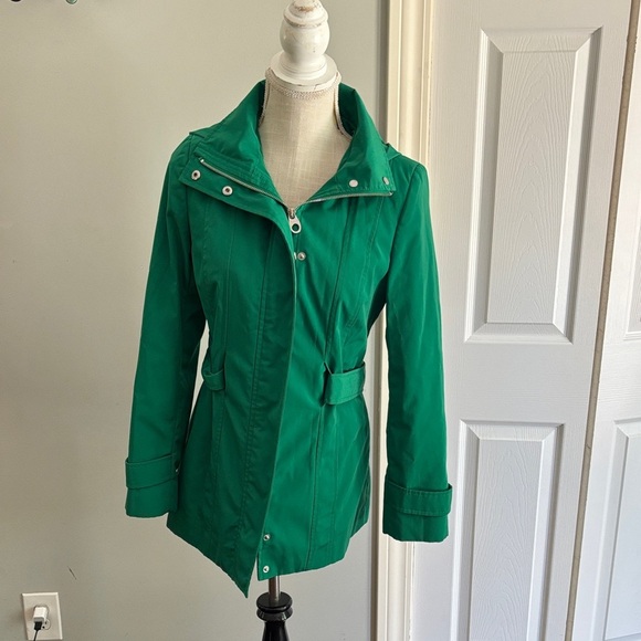 Calvin Klein Jackets & Blazers - Calvin Klein Green Trench Coat